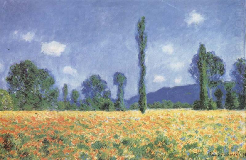 Poppy Field, Claude Monet